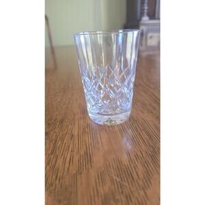 Vintage Thomas Webb England Crystal Juice Glass Cut Diamond Pattern Barware